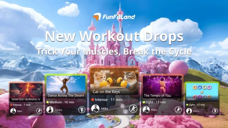 Developer update image for 📅 May. 1 | New Workout Drops: Trick Your Muscles, Break the Cycle 💪