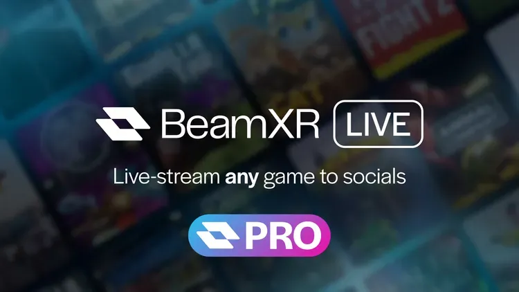 Developer update image for BeamXR Pro is here – try for FREE!