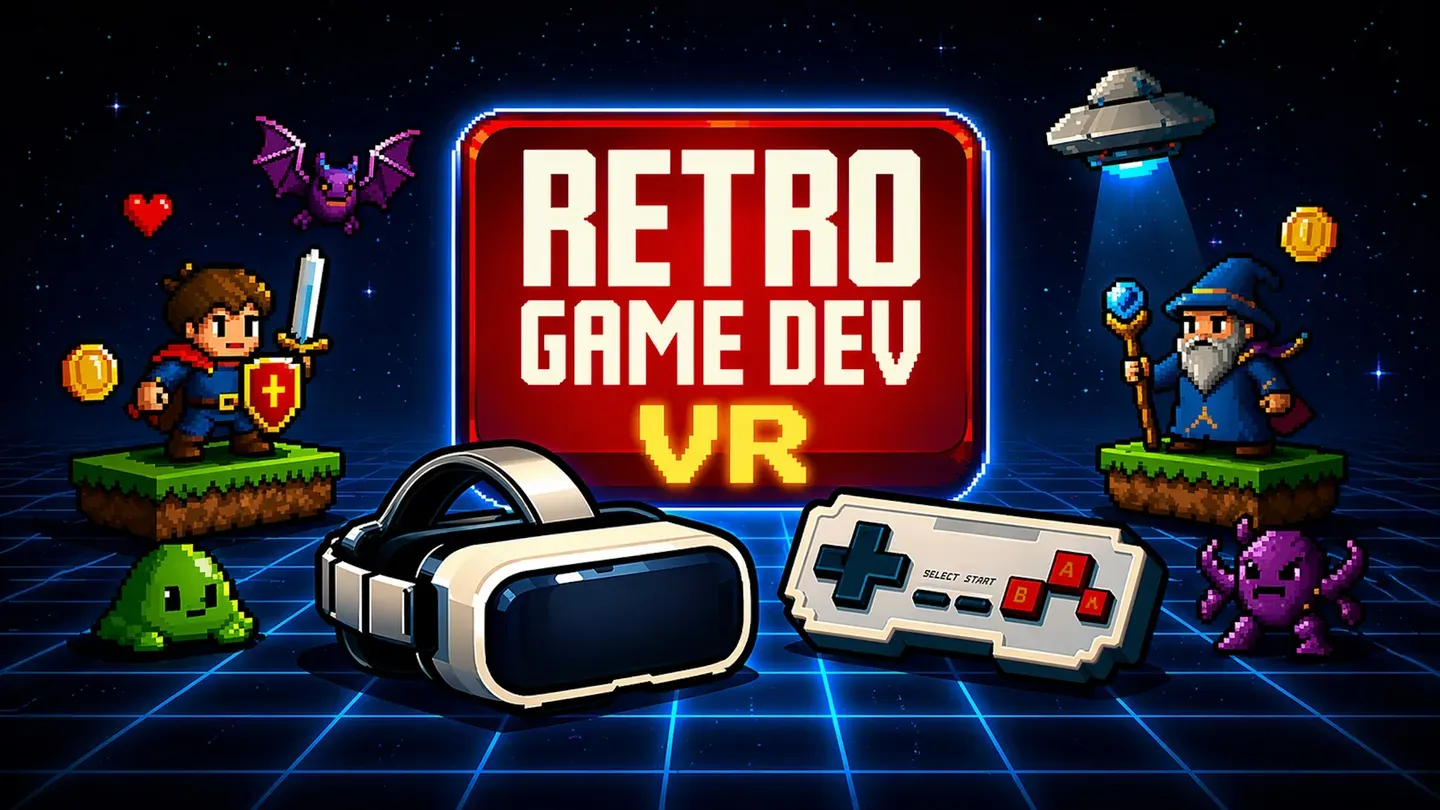 RetroGameDev VR trailer 0