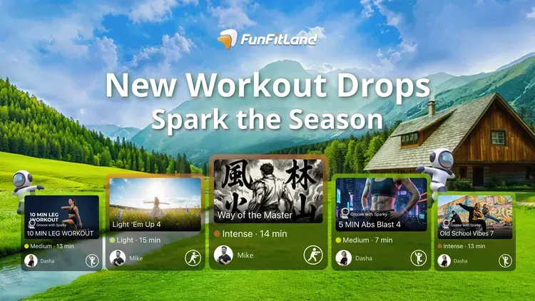 Developer update image for 📅 Mar. 12 | This Week in FunFitLand: Spark the Season 🌱