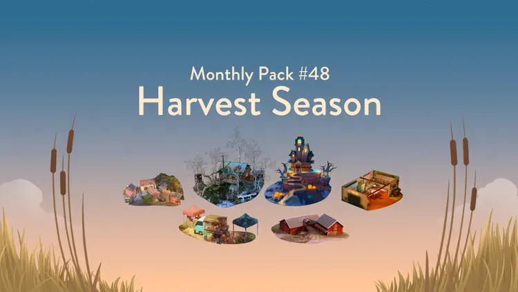 Developer update image for Monthly Pack #48 - Harvest Season