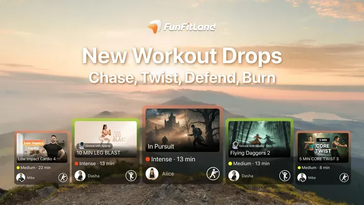 Developer update image for 📅 May. 21 | This Week in FunFitLand: Chase, Twist, Defend, Burn 🎬