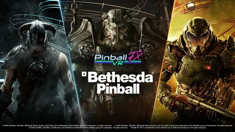 Developer update image for NOW AVAILABLE - Bethesda Pinball