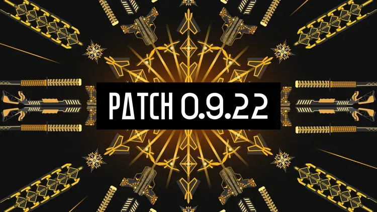 Developer update image for Patch 0.9.22 - Beam Me Up!