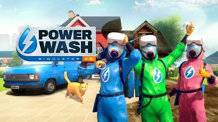 Developer update image for PowerWash Simulator VR is available now on Meta Quest+!