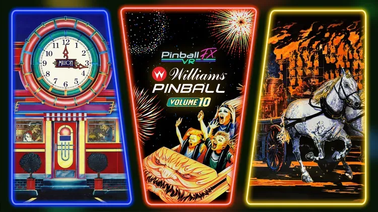 Developer update image for NOW AVAILABLE - Williams™ Pinball Volume 10