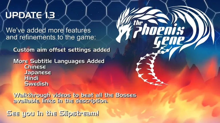 Developer update image for Update 1.3 - Language Support, Customize Aiming, Boss Videos