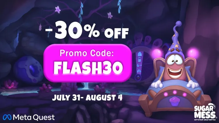 Developer update image for Sugar Mess is 30% Off in the Meta Funded Flash Sale!