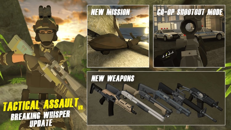 Developer update image for Tactical Assault VR's Most Action Packed Update Yet is Coming December 19th!