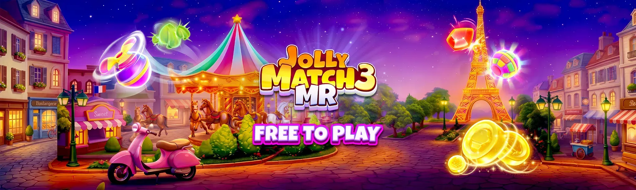 Jolly Match: First MR Match-3 Puzzles