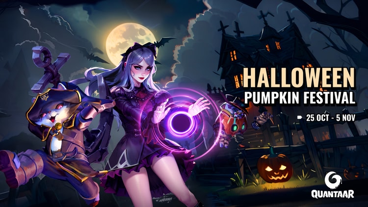 Developer update image for QUANTAAR Halloween Pumpkin Festival 