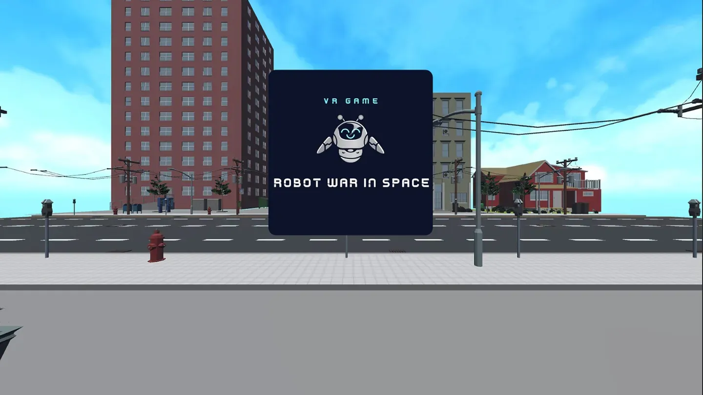 Robot war in space cover image