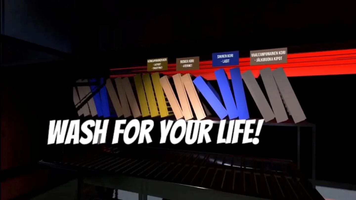 VREW Industrial Dishwasher Simulation trailer 0