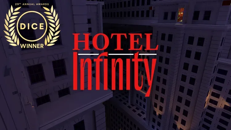 Developer update image for Hotel Infinity Wins at the 29th Annual D.I.C.E. Awards!