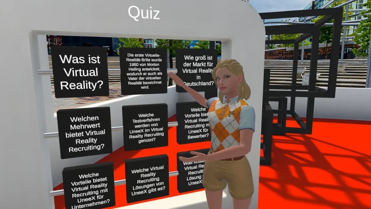 UneeX Virtual Reality Recruiting cover image