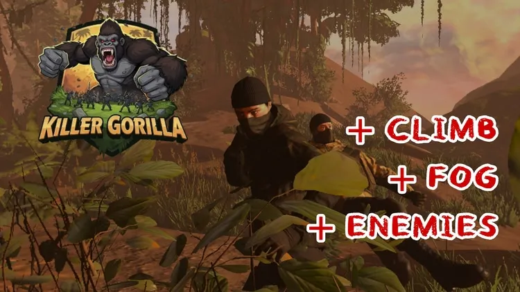 Developer update image for Killer Gorilla - CLIMBING, Fog and NEW Enemies!