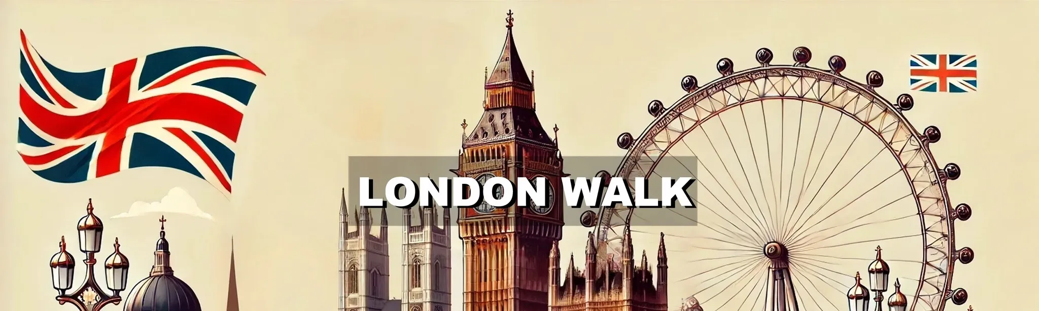 London Walking Like A Tourist - VR Travel