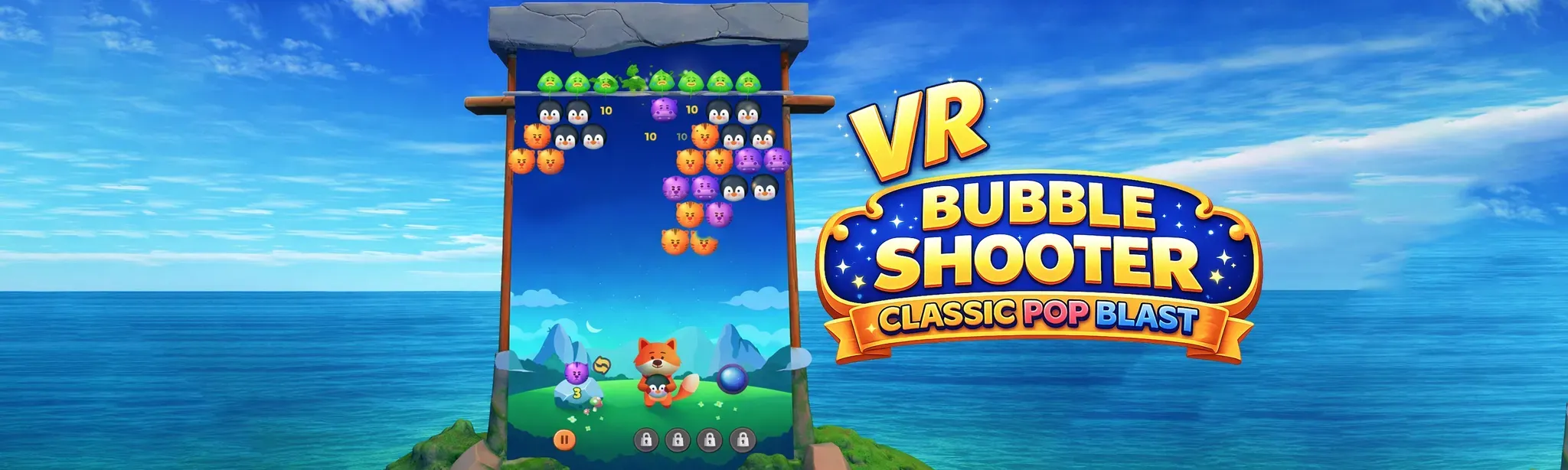VR Bubble Shooter - Classic Pop Blast