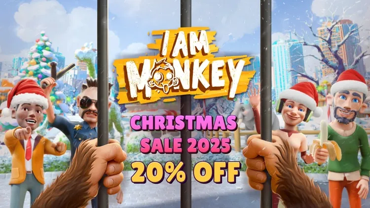 Developer update image for THE CHRISTMAS UPDATE IS HERE! 🐵❄️