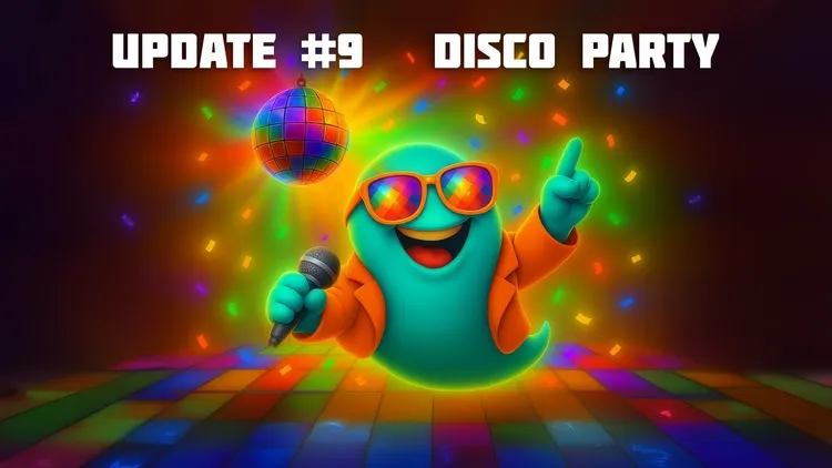 Developer update image for 🪩 Update #9: DISCO PARTY 🎛️