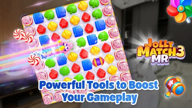 Developer update image for Boost Your Gameplay with Powerful Tools in Jolly Match 3 MR 