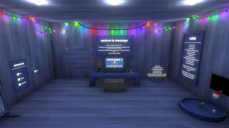 Developer update image for merry circle game update!