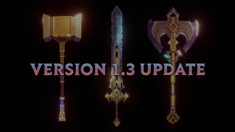 Developer update image for Two-Handed Weapons Arrive!