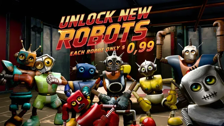 Developer update image for Robot Unlock Update is Live 🤖🔥