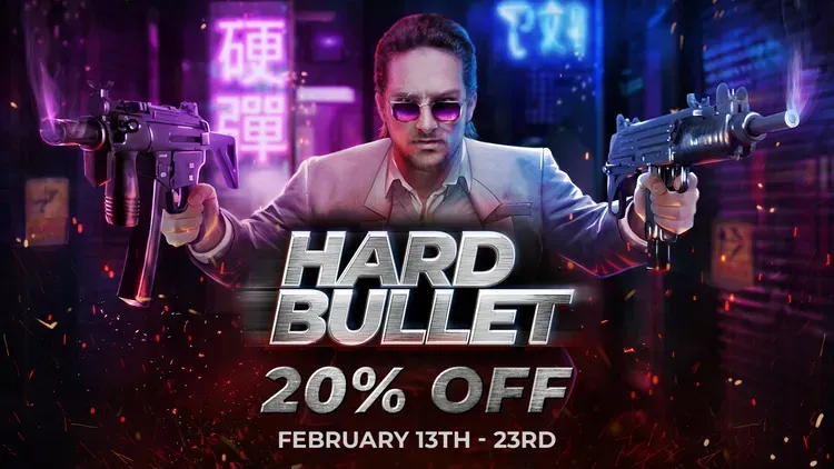 Developer update image for Get 20% OFF on Hard Bullet!