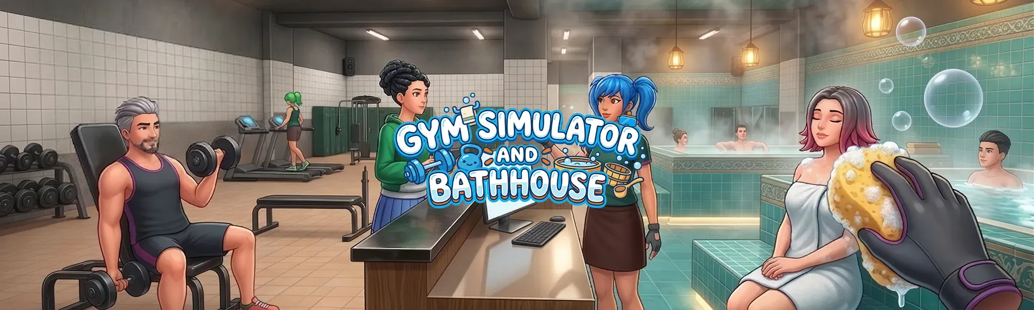 Gym Simulator and Bathhouse