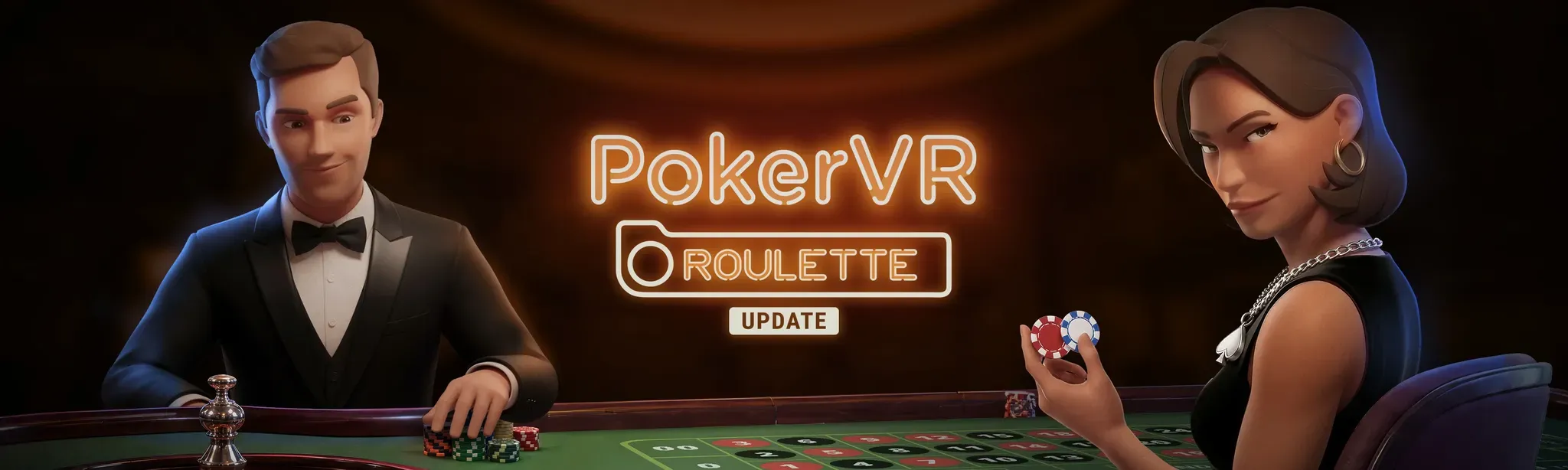 POKER VR w/ Roulette, Blackjack & Slots