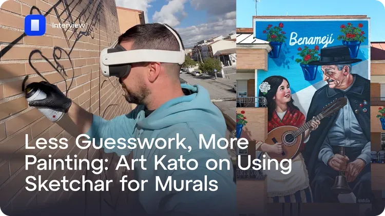Developer update image for Less Guesswork, More Painting with Sketchar: Art Kato on Using VR for Portrait Murals