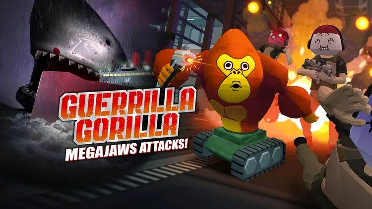 Developer update image for “Guerrilla Gorilla: Megajaws Attacks!” Swings Onto Meta Quest!