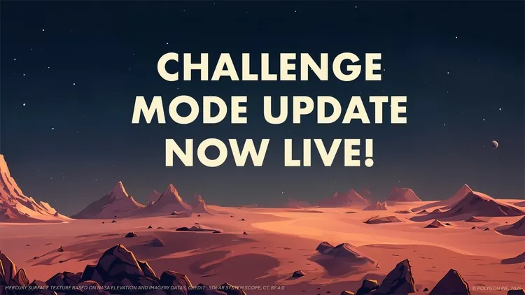 Developer update image for New Challenge Game Mode Update is now live!