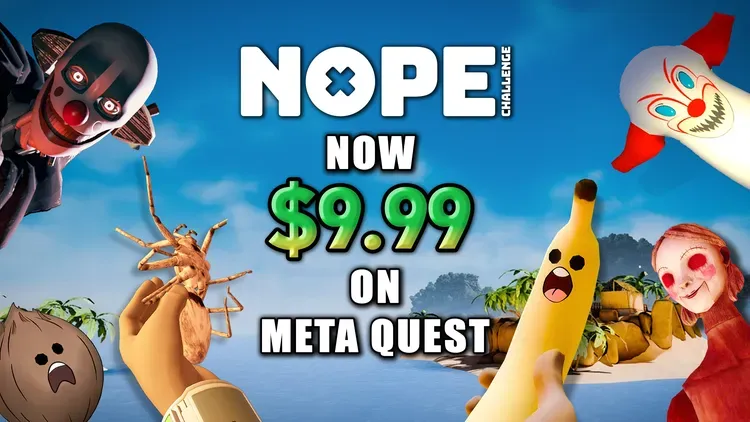 Developer update image for NOPE CHALLENGE is Now $9.99 on Meta Quest