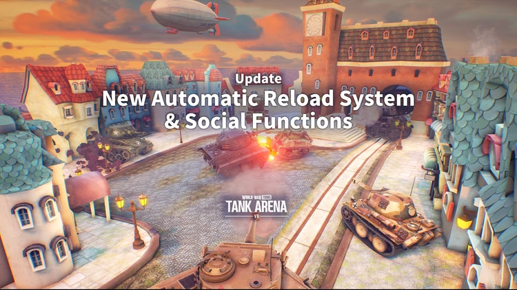 Developer update image for V1.1.30 Update: New Automatic Reload System & Social Functions