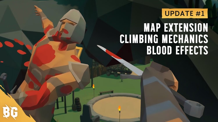 Developer update image for Update #1 - Map Extension, Climbing Mechanics, Blood Effects and more!