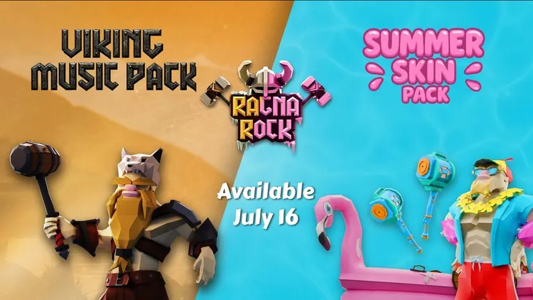 Developer update image for New Music & Skin pack coming July 16
