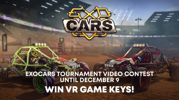 Developer update image for EXOcars VR Racing + Video Contest: Record Your Greatest Moments!