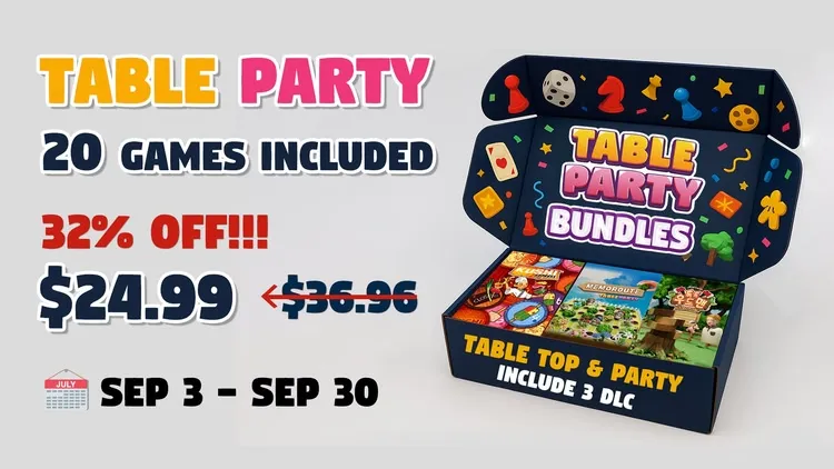 Developer update image for 🎉 TABLE PARTY Bundle Sale! 🎉
