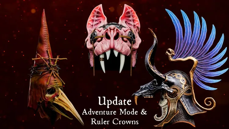 Developer update image for New Update: Ruler Crowns & Improved Adventure Mode