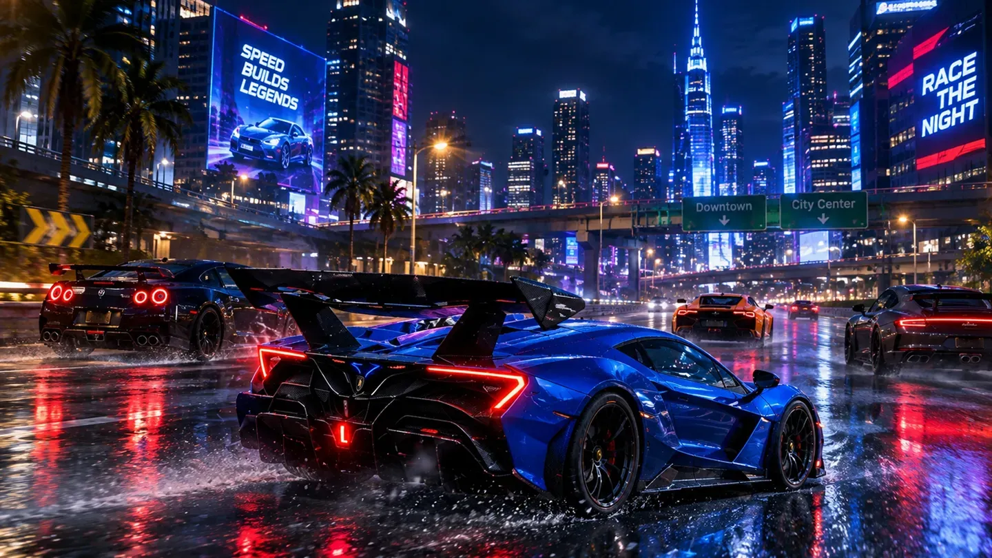 Round Track Car Racing cover image