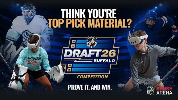 Developer update image for THINK YOU'RE TOP PICK MATERIAL? Enter the 2026 NHL Draft Competition. NOW LIVE!