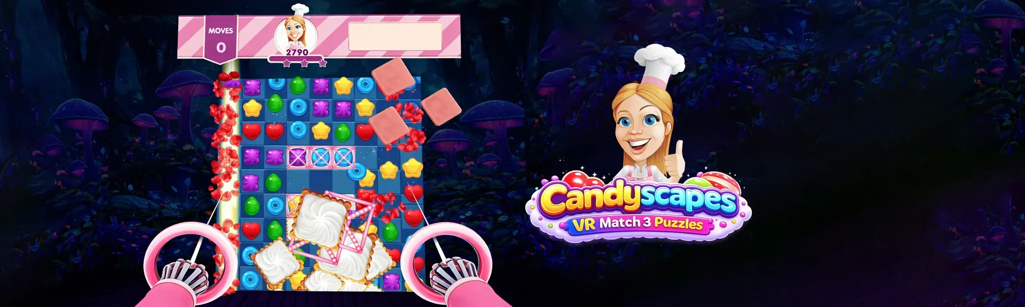 Candyscapes - VR Match 3 Puzzles