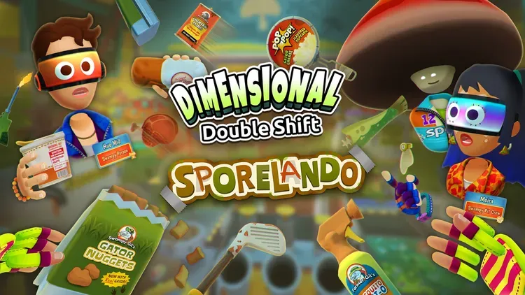Developer update image for Dimensional Double Shift’s Latest DLC Sporelando Has Arrived | Gators, Golf Carts, and Bad Decisions Await! 