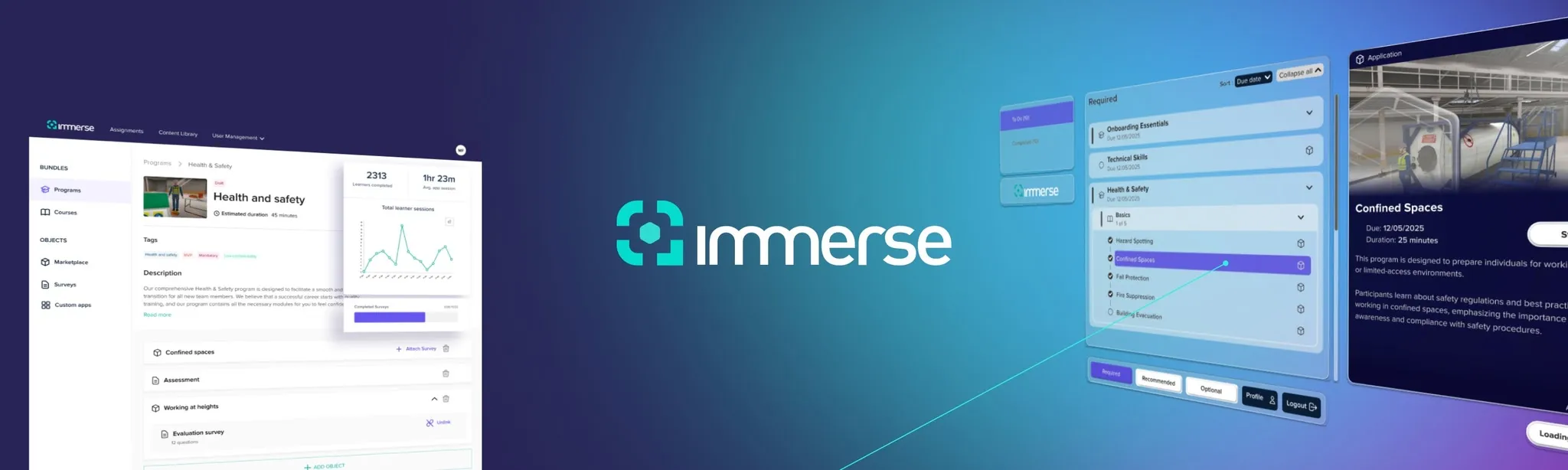 Immerse VR App and Platform - DEMO hero image