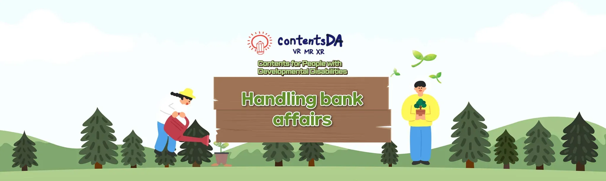 Handling bank affairs
