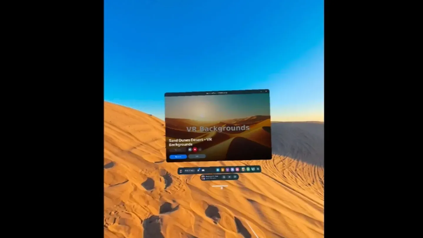 Sand Dunes Desert - VR Backgrounds trailer 0