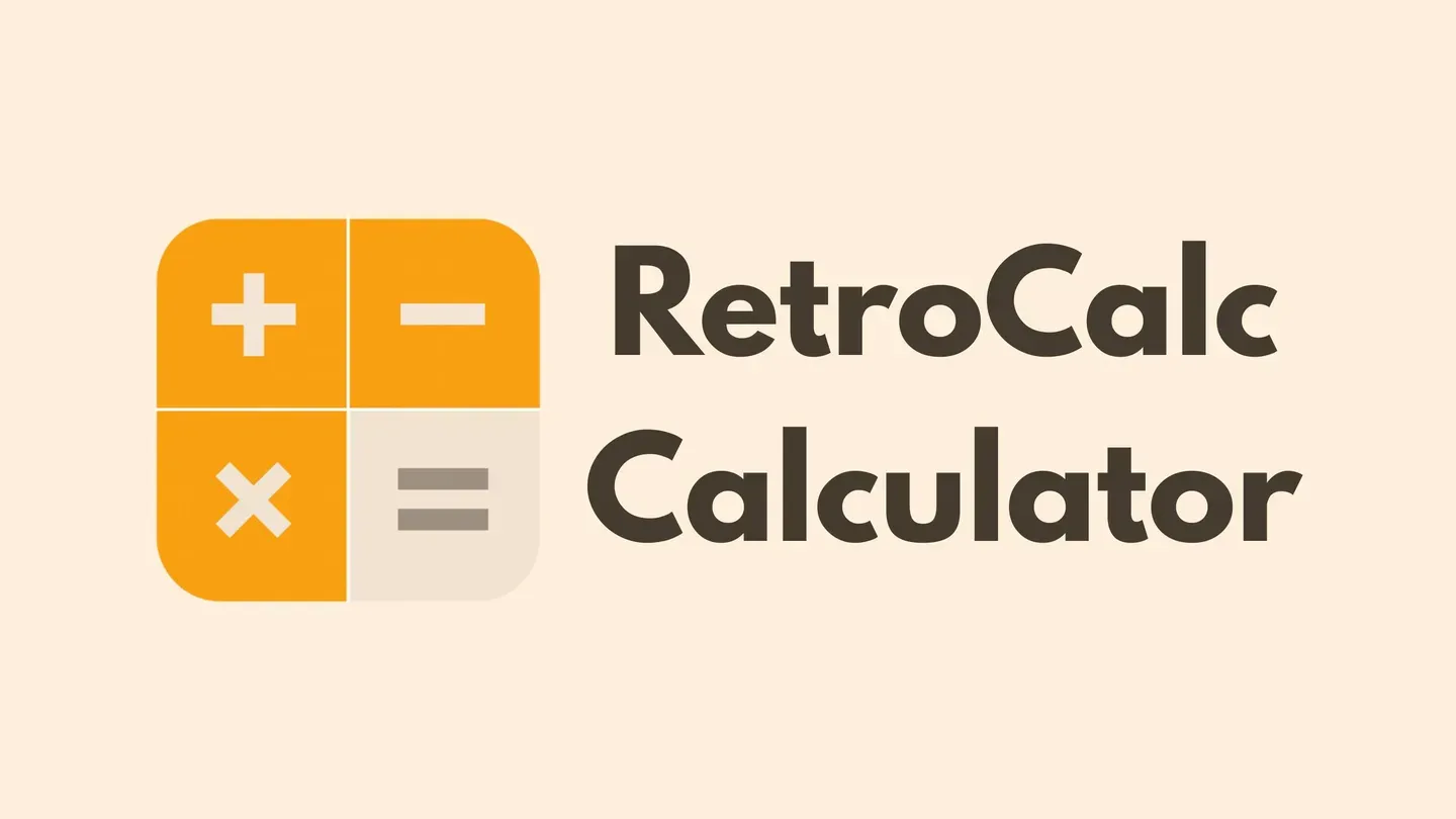 RetroCalc Calculator trailer 0