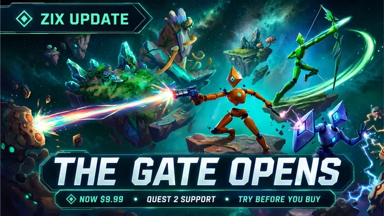 ZIX: The Gate Open — новая цена, поддержка Quest 2 и демо-версия